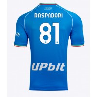 Billiga SSC Napoli Giacomo Raspadori #81 Hemma fotbollskläder 2023-24 Kortärmad